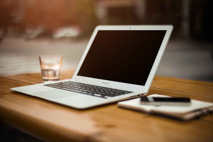 Blogging on a macbook air