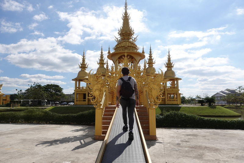 Golden temple in Thailand