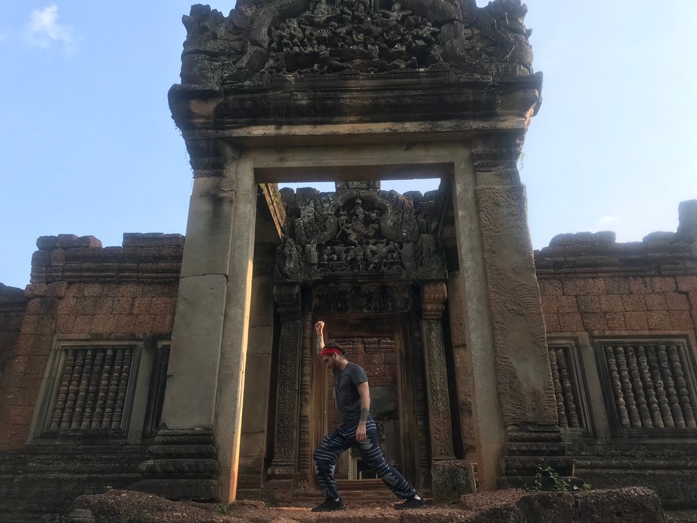 Me at the temples in Siem Reap